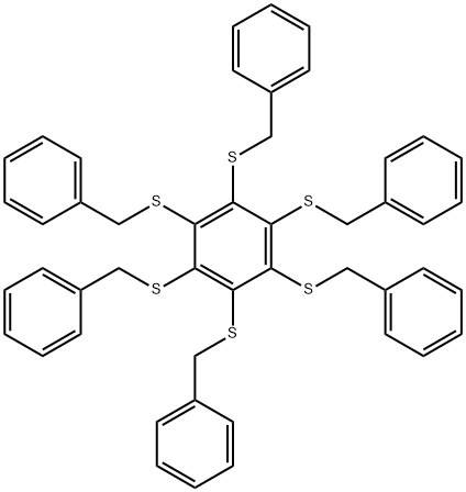 HEXAKIS(BENZYLTHIO)BENZENE Structural