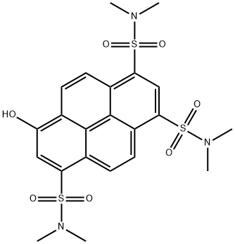 8-HYDROXY-N,N,N',N',N'',N''-HEXAMETHYLPYRENE-1,3,6-TRISULFONAMIDE Structural