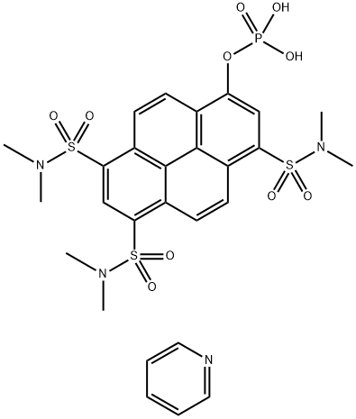 3,6,8-TRIS(DIMETHYLAMINOSULFONYL)-1-PYRENYL PHOSPHATE PYRIDINE SALT