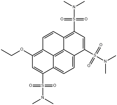 8-ETHOXY-N,N,N',N',N'',N''-HEXAMETHYLPYRENE-1,3,6-TRISULFONAMIDE Structural