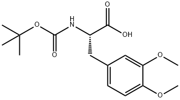 BOC-3,4-DIMETHOXY-L-PHENYLALANINE Structural