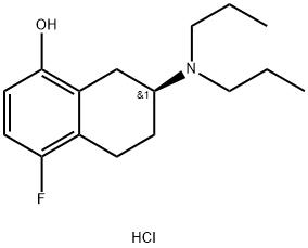 S(-)-5-FLUORO-8-HYDROXY-2-DIPROPYLAMINO-1,2,3,4-TETRAHYDRONAPHTHALENE HYDROCHLORIDE