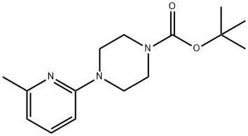 4-BOC-1-(6-METHYL-2-PYRIDYL)PIPERAZINE Structural