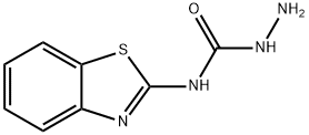 Hydrazinecarboxamide, N-2-benzothiazolyl- (9CI) Structural
