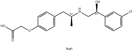 (R*,R*)-(+/-)-4-[2-[(2-(3-CHLOROPHENYL)-2-HYDROXYETHYL)AMINO]PROPYL]PHENOXYACETIC ACID, SODIUM SALT