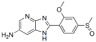 2-[2-Methoxy-4-(methylsulfinyl)phenyl]-1H-imidazo[4,5-b]pyridine-6-amine