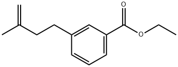 4-(3-CARBOETHOXYPHENYL)-2-METHYL-1-BUTENE Structural