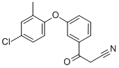 3-(4-CHLORO-2-METHYLPHENOXY)-BETA-OXO-BENZENEPROPANENITRILE