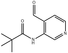 N-(4-FORMYL-PYRIDIN-3-YL)-2,2-DIMETHYL-PROPIONAMIDE Structural