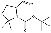 1,1-DIMETHYLETHYL-(R,S)-4-FORMYL-2,2-DIMETHYL-3-OXAZOLIDINECARBOXYLATE Structural