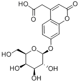 7-O-BETA-D-GALACTOPYRANOSYLCOUMARIN-4-ACETIC ACID Structural