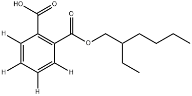 rac Mono(ethylhexyl) Phthalate-d4 Structural