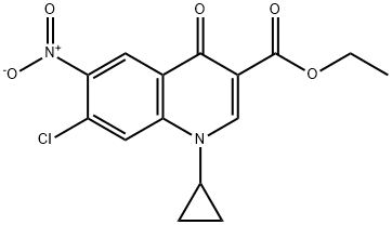 Ethyl 7-chloro-1-cyclopropyl-6-nitro-4-oxo-1,4-dihydro-3-quinolinecarboxylate