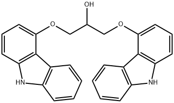 1,3-Bis(9H-carbazol-4-yloxy)-2-propanol (Carvedilol Impurity) Structural