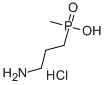 3-AMINOPROPYL(METHYL)PHOSPHINIC ACID HCL Structural