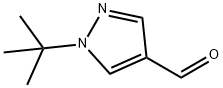 1-tert-butyl-1H-pyrazole-4-carbaldehyde Structural