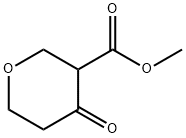 Methyl 4-oxotetrahydro-2H-pyran-3-carboxylate Structural