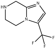 IMidazo[1,2-a]pyrazine, 5,6,7,8-tetrahydro-3-(trifluoroMethyl)- Structural