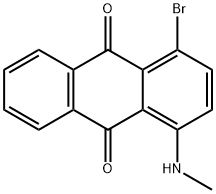 1-Methylamino-4-bromo anthraquinone Structural