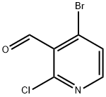 4-Bromo-2-chloropyridine-3-carboxaldehyde Structural