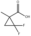 2,2-DIFLUORO-1-METHYLCYCLOPROPANE CARBOXYLIC ACID Structural