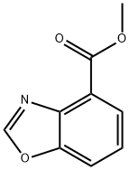 4-BENZOXAZOLECARBOXYLIC ACID, METHYL ESTER Structural