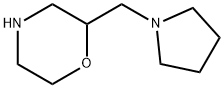 2-((PYRROLIDIN-1-YL)METHYL) MORPHOLINE Structural