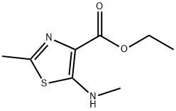 4-Thiazolecarboxylicacid,2-methyl-5-(methylamino)-,ethylester(9CI)