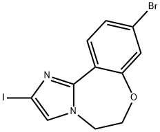 IMidazo[1,2-d][1,4]benzoxazepine,9-broMo-5,6-dihydro-2-iodo- Structural