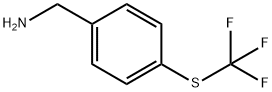 4-(Trifluoromethylthio)benzylamine Structural