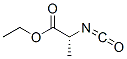Propanoic acid, 2-isocyanato-, ethyl ester, (R)- (9CI) Structural