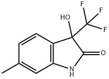 3-HYDROXY-2-OXO-3-TRIFLUOROMETHYL-6-METHYLINDOLINE Structural