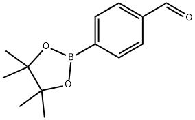 4-Formylphenylboronic acid pinacol cyclic ester  Structural