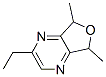 Furo[3,4-b]pyrazine, 2-ethyl-5,7-dihydro-5,7-dimethyl- (9CI) Structural