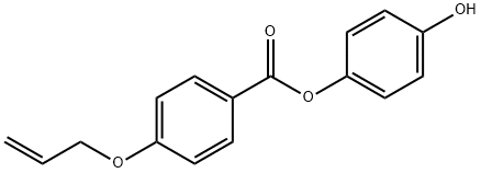 4-Hydroxyphenyl 4-allyloxybenzoate Structural