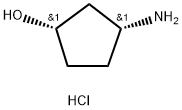 Cis-3-AMINOCYCLOPENTANOL HCl salt Structural