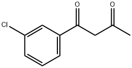 1-(3-CHLORO-PHENYL)-BUTANE-1,3-DIONE Structural