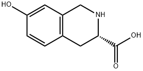 L-7-Hydroxy-1,2,3,4-tetrahydroisoquinoline-3-carboxylic acid Structural