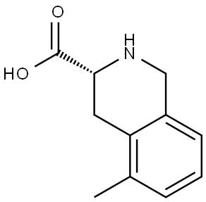 D-5-METHYL-1,2,3,4-TETRAHYDROISOQUINOLINE-3-CARBOXYLIC ACID Structural