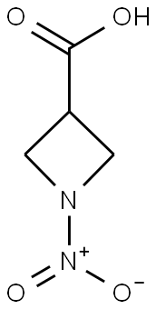 3-Azetidinecarboxylicacid,1-nitro-(9CI) Structural