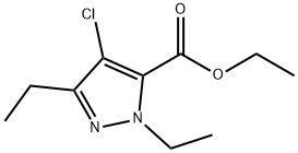 4-CHLORO-1,3-DIETHYL-1H-PYRAZOLE-5-CARBOXYLIC ACID ETHYL ESTER