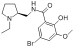 (-)-(S)-5-BROMO-N-[(1-ETHYL-2-PYRROLIDINYL)METHYL]-2-HYDROXY-3-METHOXYBENZAMIDE