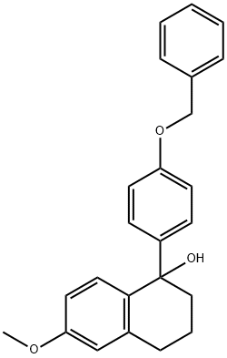 rac 4-Hydroxy-7-methoxy-4-(4-benzyloxyphenyl)-1,2,3,4-tetrahydronaphthalene Structural