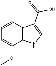 7-METHOXY-1H-INDOLE-3-CARBOXYLIC ACID Structural