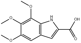 5,6,7-TRIMETHOXY-1H-INDOLE-2-CARBOXYLIC ACID Structural