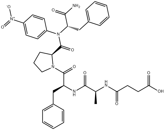 succinimidyl-alanyl-phenylalanyl-prolyl-phenylalanine 4-nitroanilide Structural