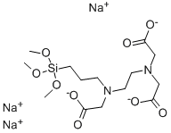 N-[(3-TRIMETHOXYSILYL)PROPYL]ETHYLENEDIAMINE TRIACETIC ACID TRISODIUM SALT Structural