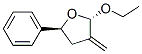 Furan, 2-ethoxytetrahydro-3-methylene-5-phenyl-, trans- (9CI) Structural