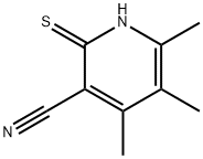 2-MERCAPTO-4,5,6-TRIMETHYLNICOTINONITRILE Structural