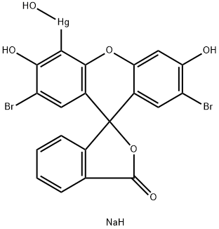 disodium2,7-dibrom-4-hydroxy-mercuri-fluorescei